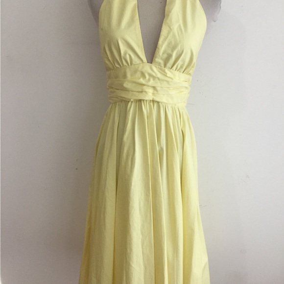 French connection lemoncello halter dress - Picture 4 of 4